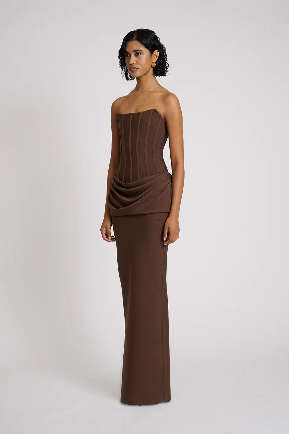 Hilda Gown - Chocolate