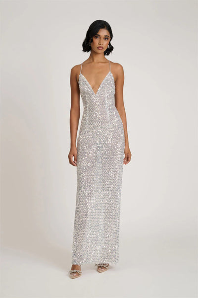 Mevia Gown - Silver