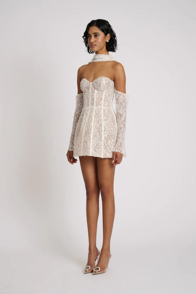 Taline Dress - White