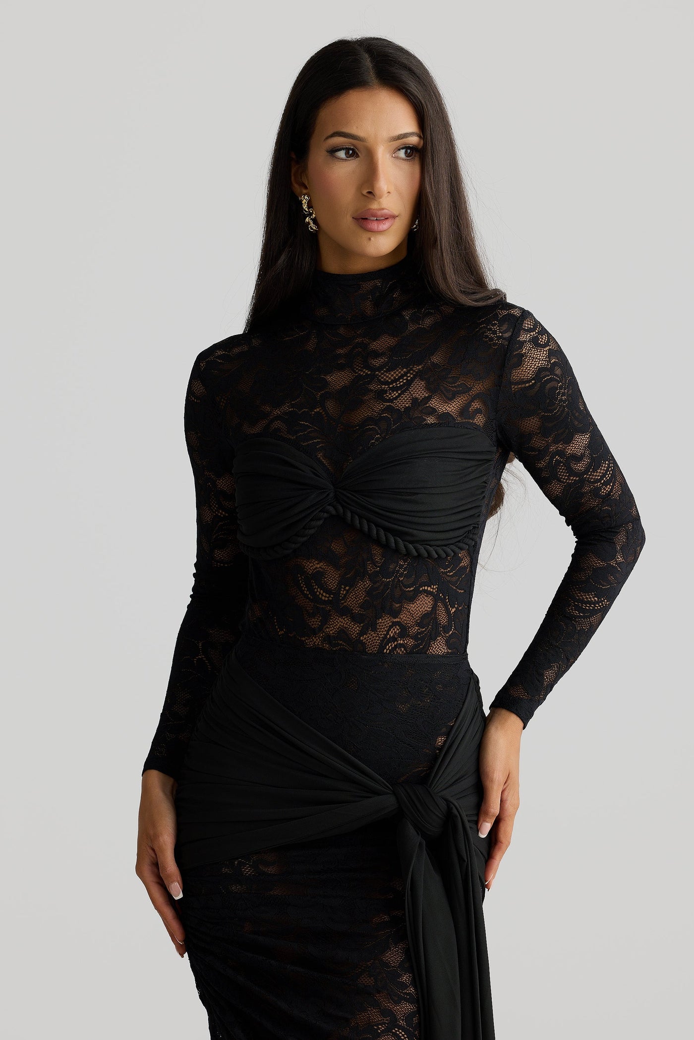 Clara Bodysuit - Black Lace