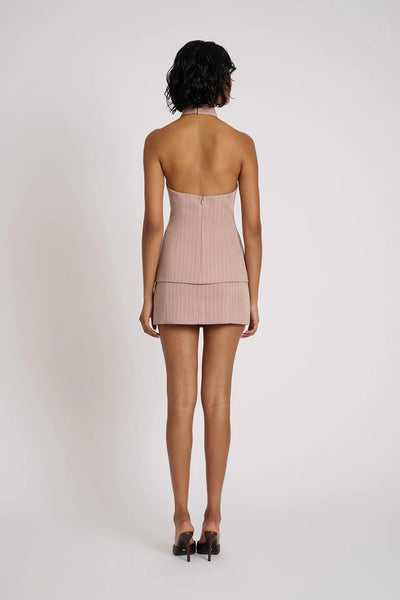 Theo Top - Blush Pinstripe