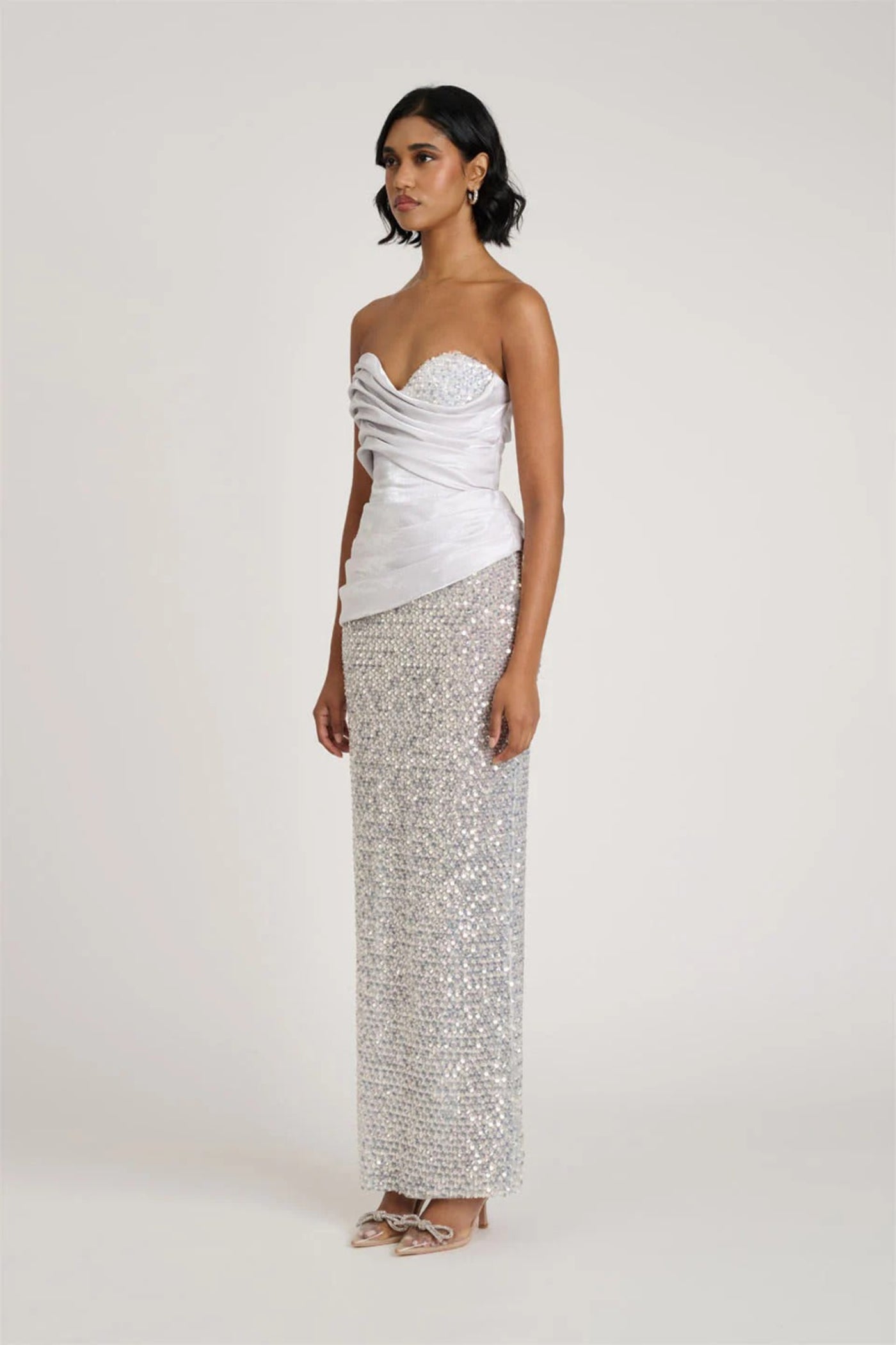 Gia Gown - Silver