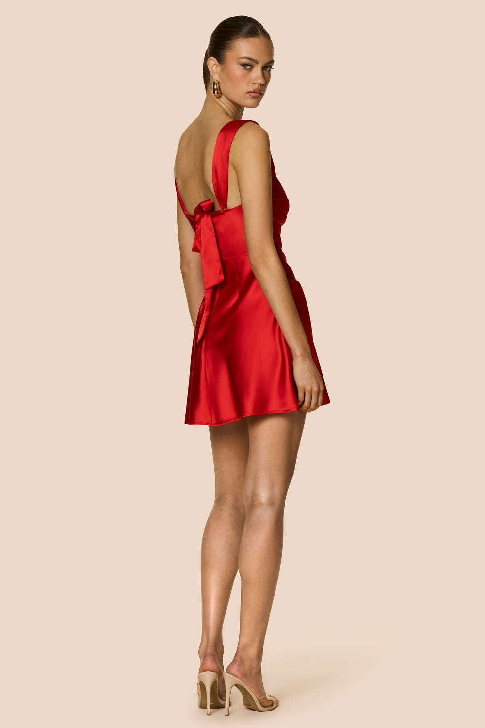sachin and babi light blue dress Fire Of Stars Halterneck Mini Dress Red– Selfie Leslie