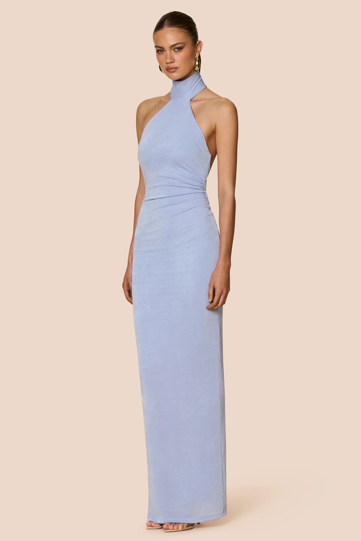 nookie blue halter dress Crush Gown blue Quinceanera Dresses