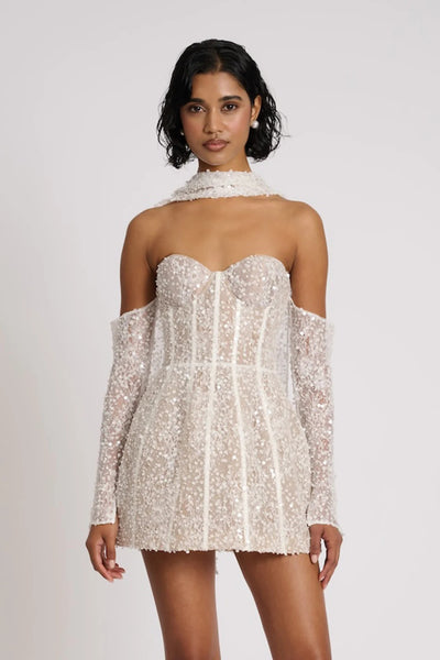 Taline Dress - White