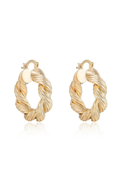 Modern Day Twist Hoops