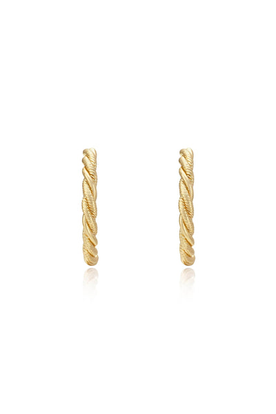 Spun Strands Hoop Earrings