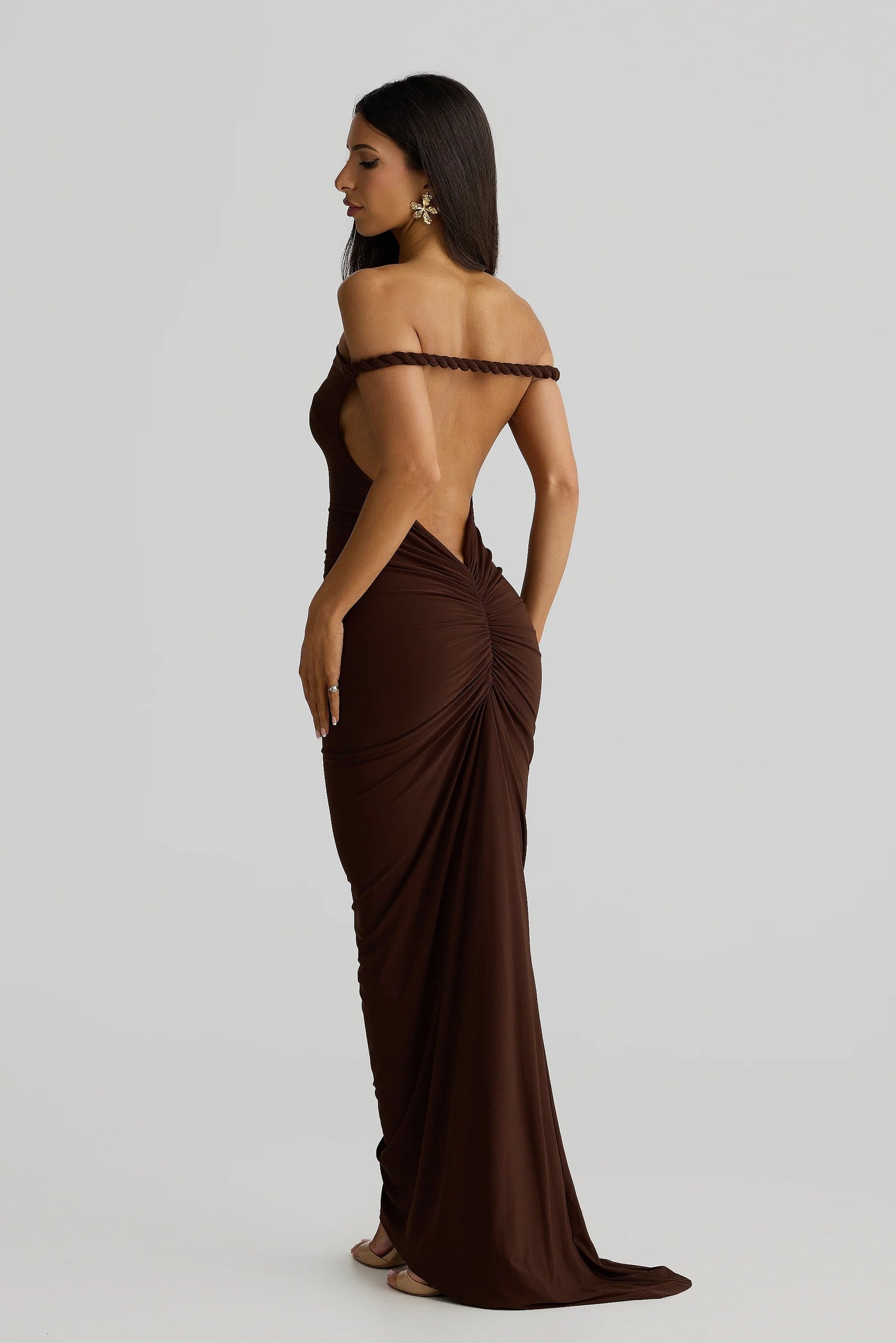Maia Multi-Way Gown - Espresso Brown