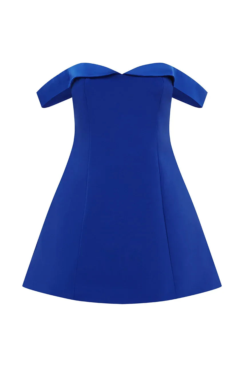 Ebony Mini Dress - Royal BLUE | JAUS SMALL / Royal BLUE Ebony Mini Dress - Royal BLUE | JAUS SMALL / Royal BLUE