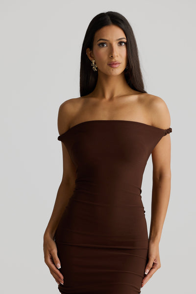 Maia Multi-Way Gown - Espresso Brown