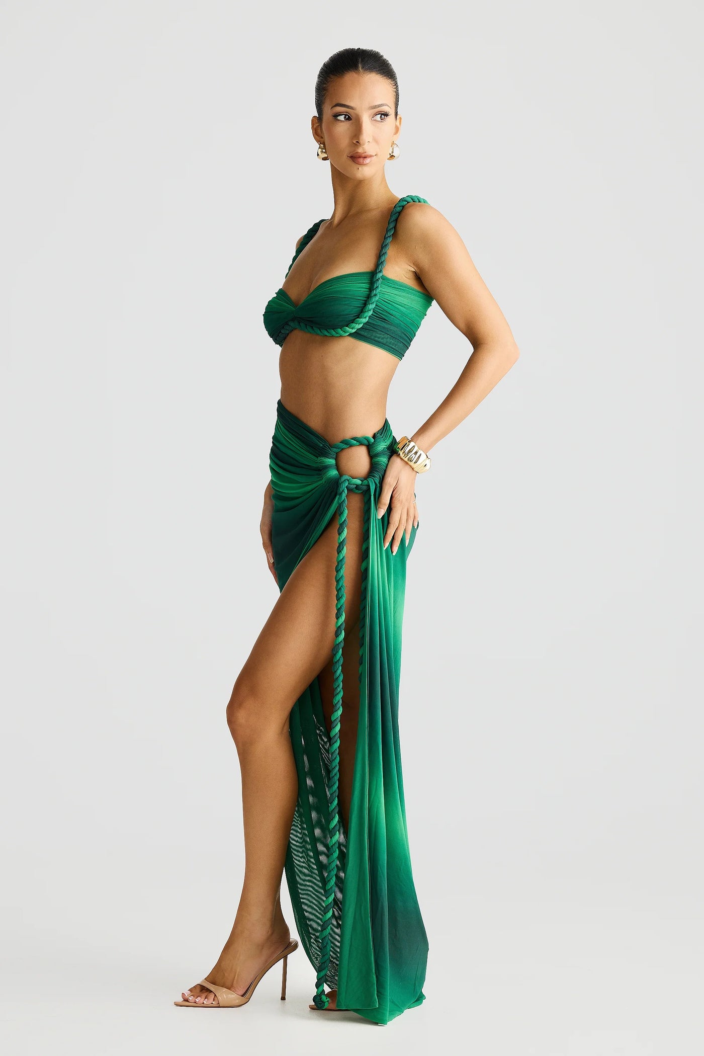 Saira Skirt - Emerald Ombre