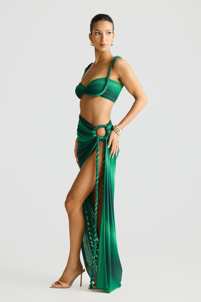 Saira Skirt - Emerald Ombre