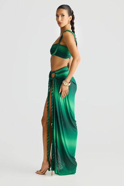 Saira Skirt - Emerald Ombre