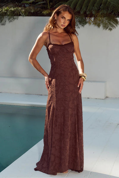 Ellerby Maxi Dress - Chocolate