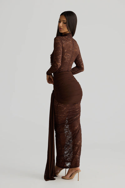 Clara Bodysuit - Espresso Brown
