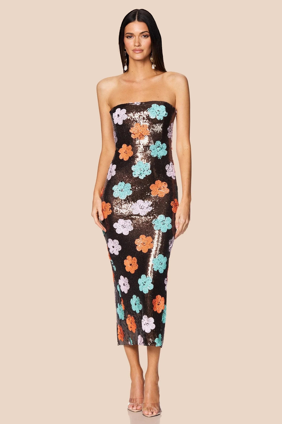 faithfull the brand nina midi dress Jardin Midi Dress Leilani Red