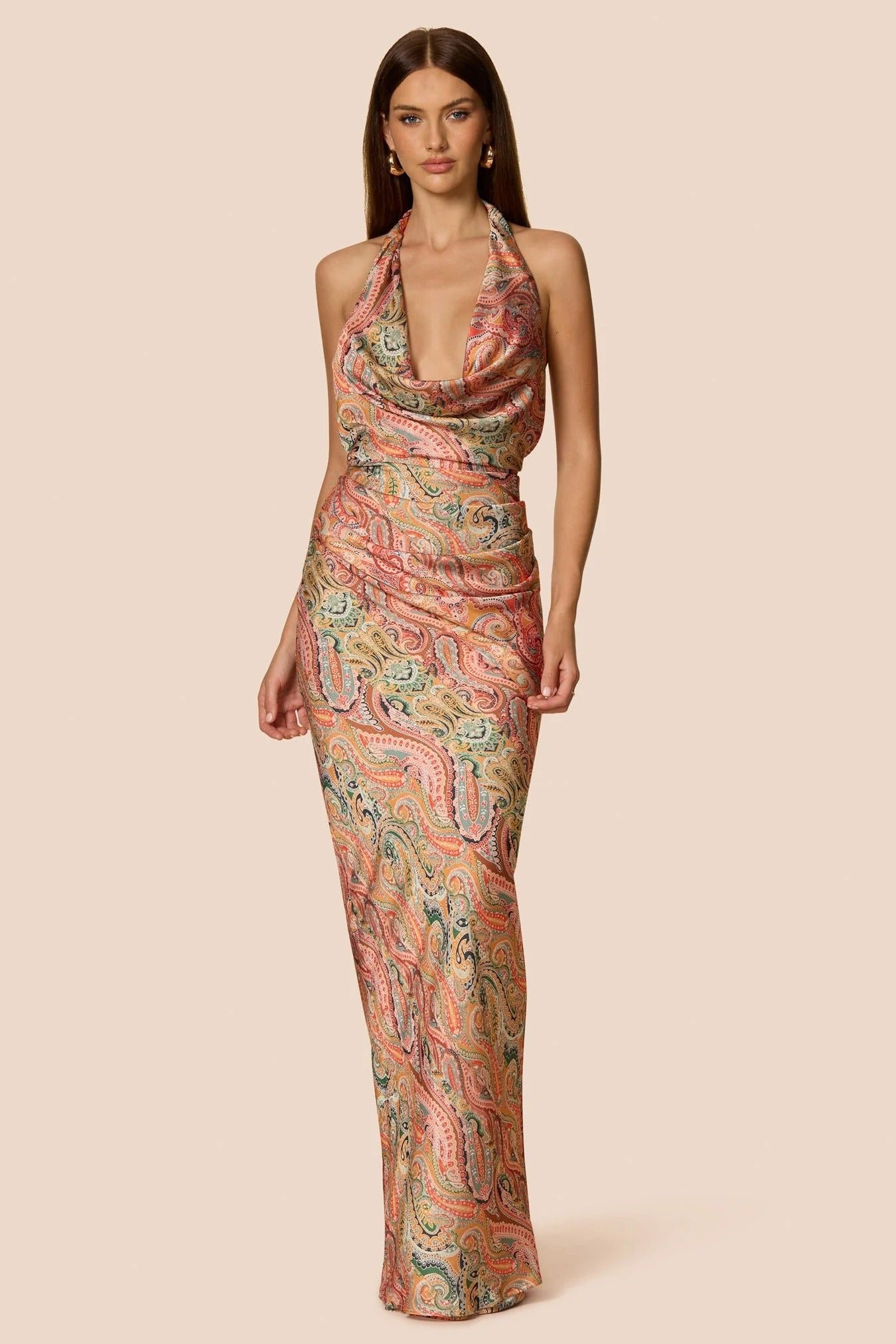 Nookie Solana Gown - Paisley Print