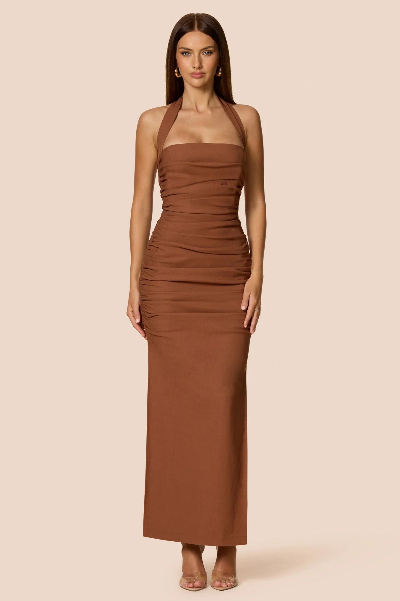 Nookie Zenya Maxi Dress - Caramel