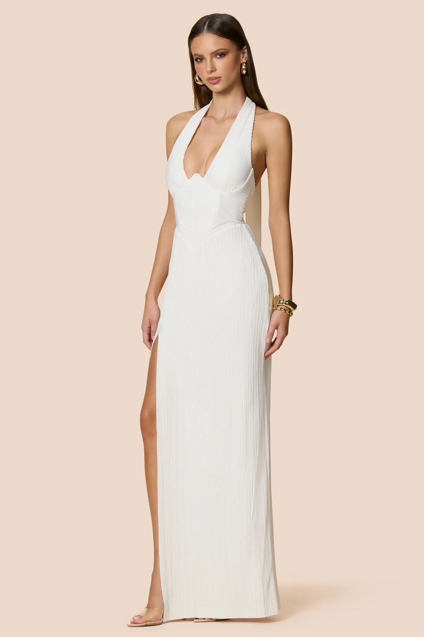 Nookie Belleza Gown - White
