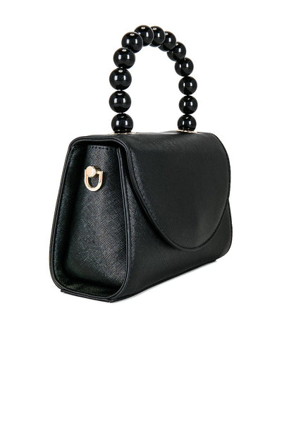 Wendy Acrylic Bead Bag - Black