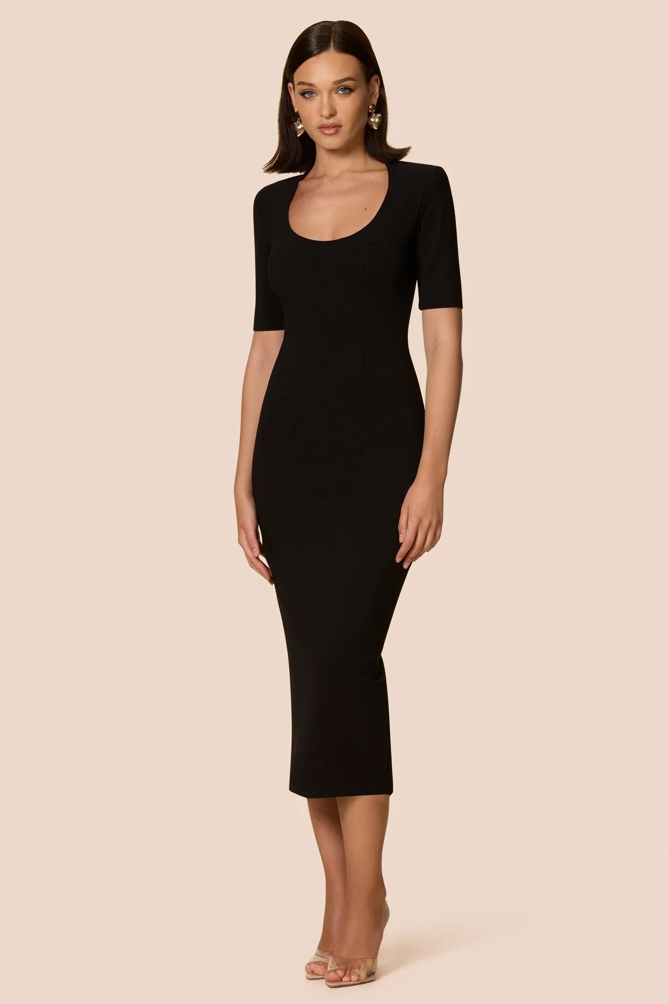 Nookie Blair Midi Dress - Black
