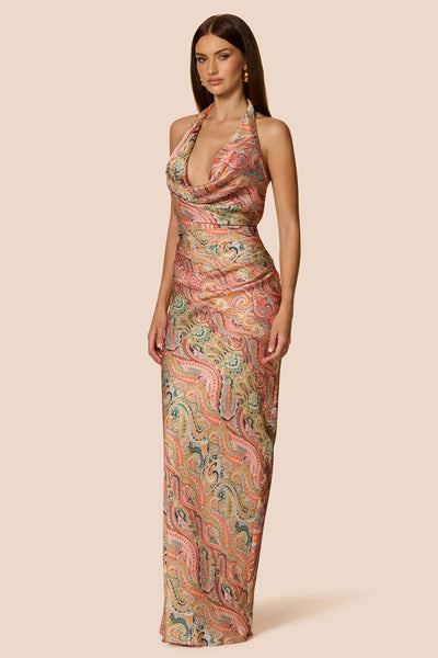 Nookie Solana Gown - Paisley Print