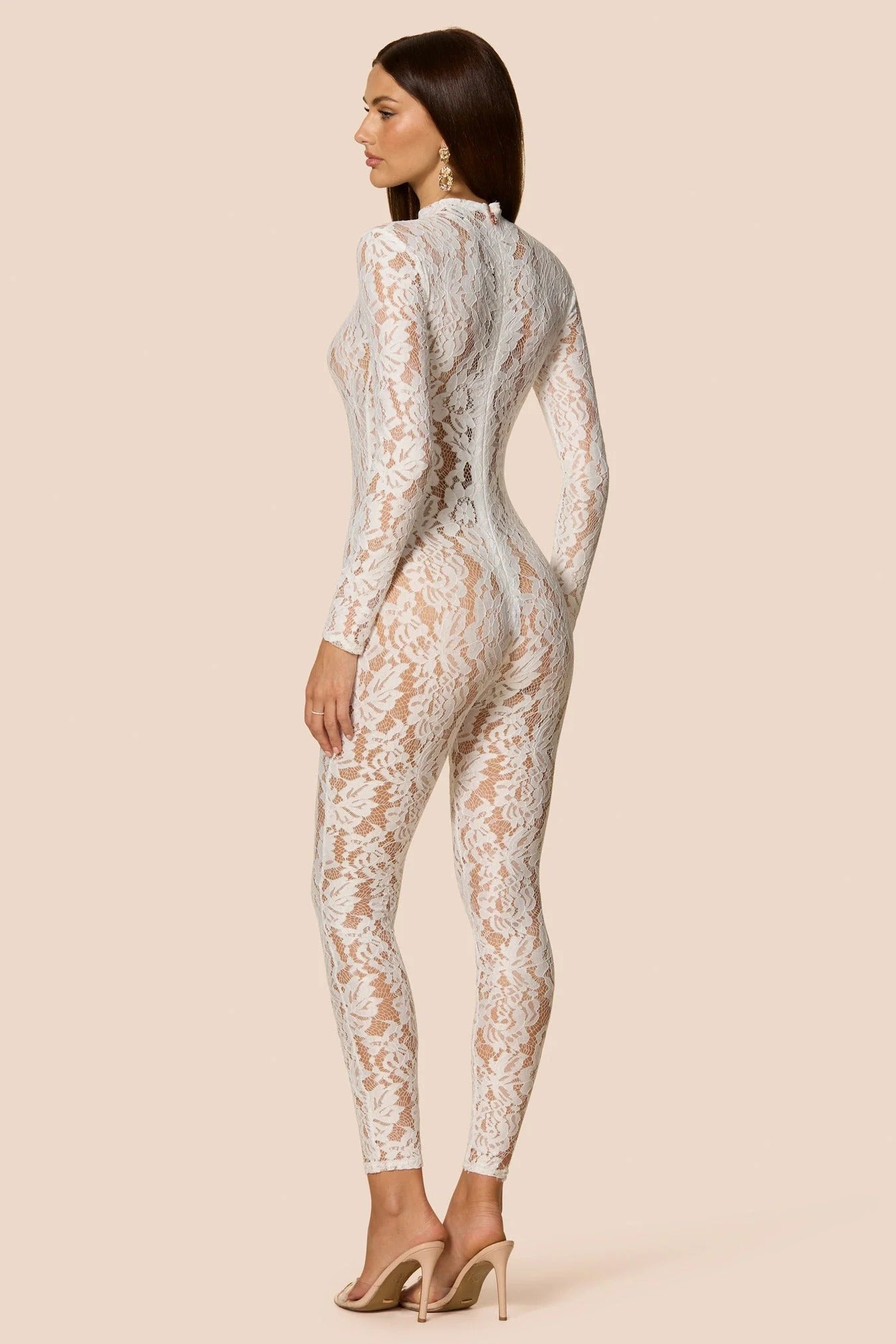 Nookie Lennox Catsuit - White