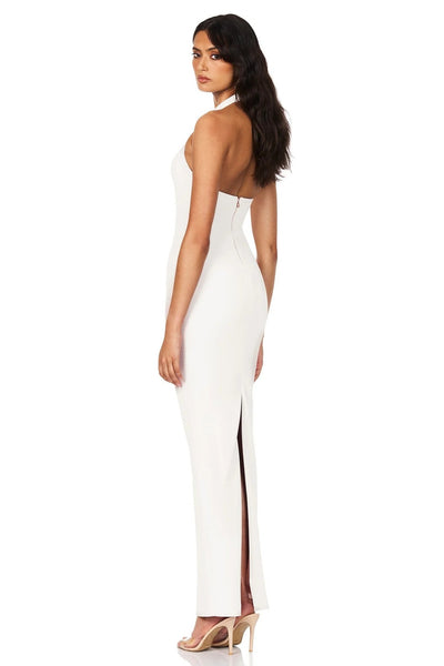 Nookie Natalia Halter Maxi Dress - Ivory