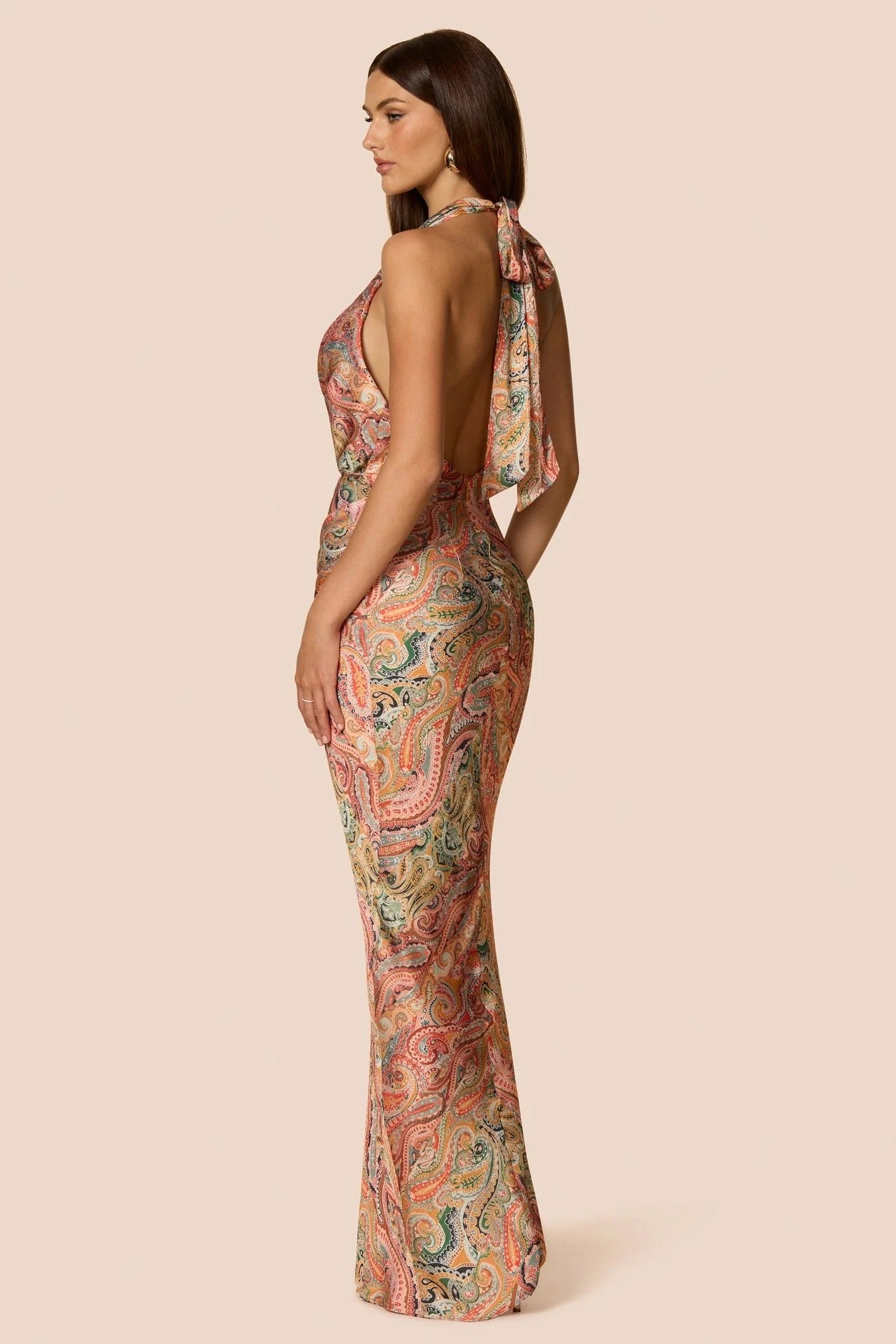 Nookie Solana Gown - Paisley Print