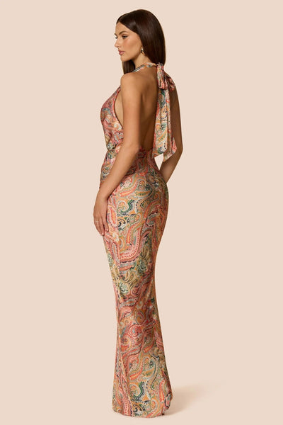 Nookie Solana Gown - Paisley Print
