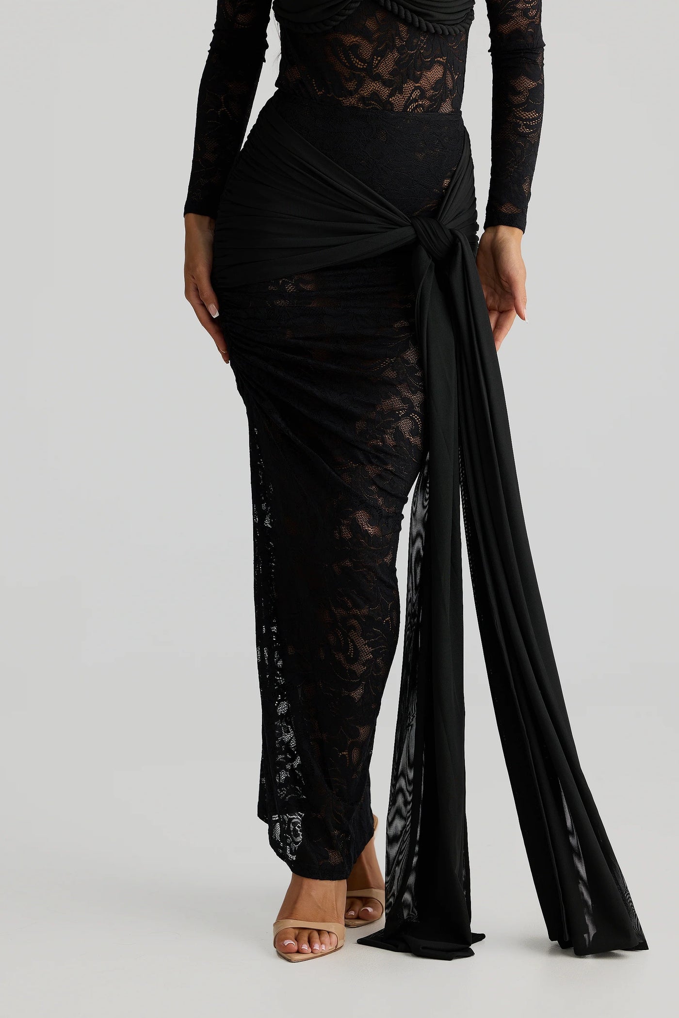 Celeste Skirt - Black Lace
