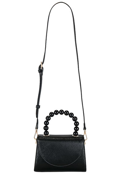 Wendy Acrylic Bead Bag - Black