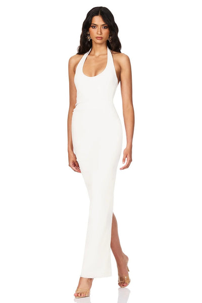 Nookie Natalia Halter Maxi Dress - Ivory