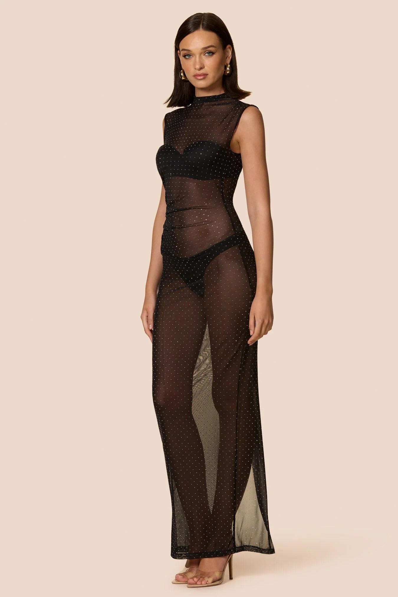 Nookie Romee Maxi Dress - Black