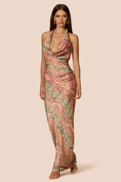 Nookie Solana Gown - Paisley Print