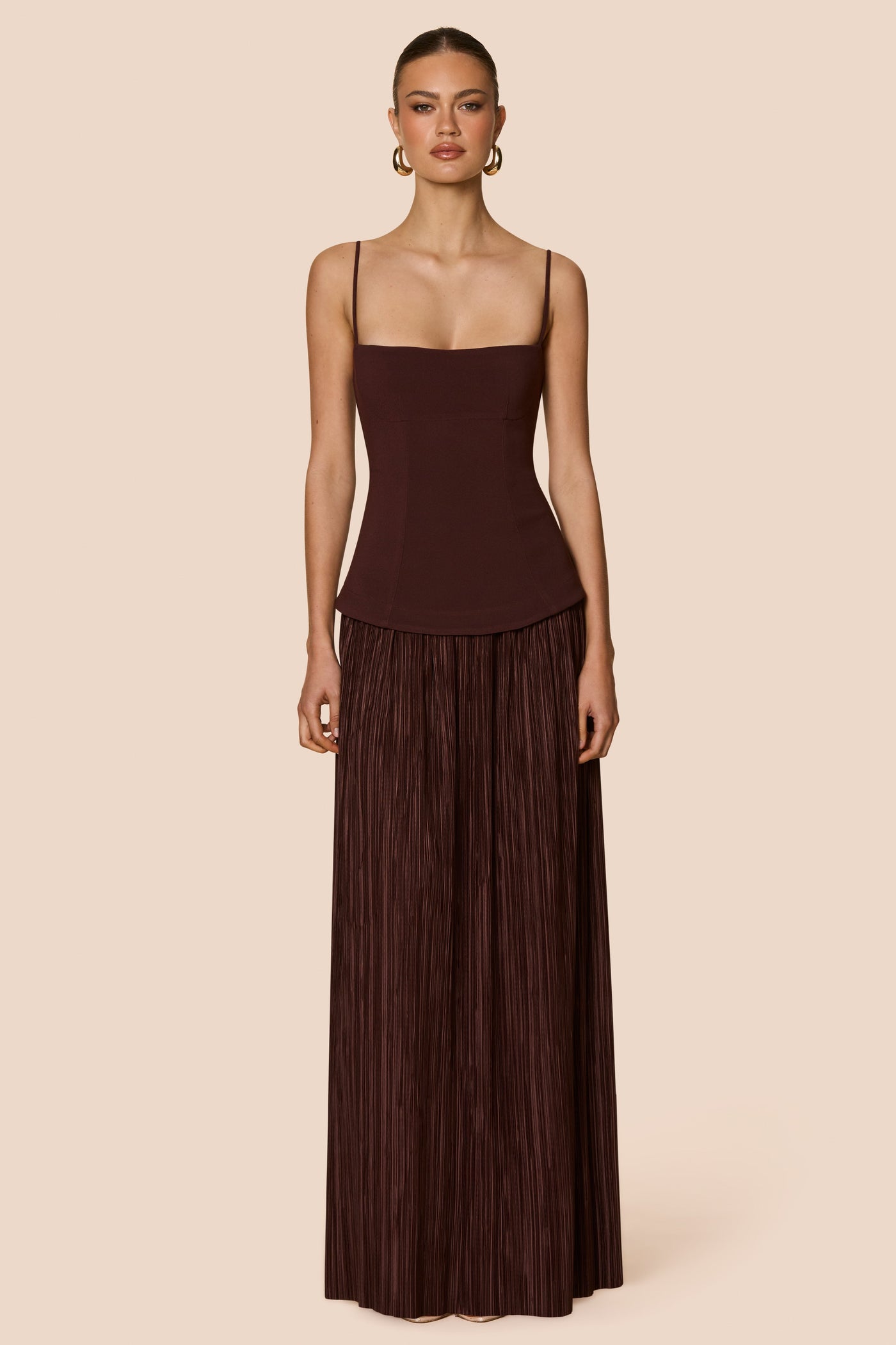 darling maxi dress Nookie Darling Maxi Dress - Chocolate