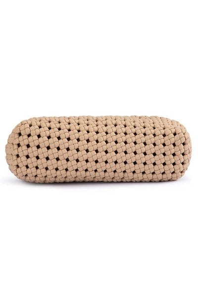 Everly Hand Woven Clutch - Natural