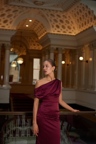Maximus Dress - Wine