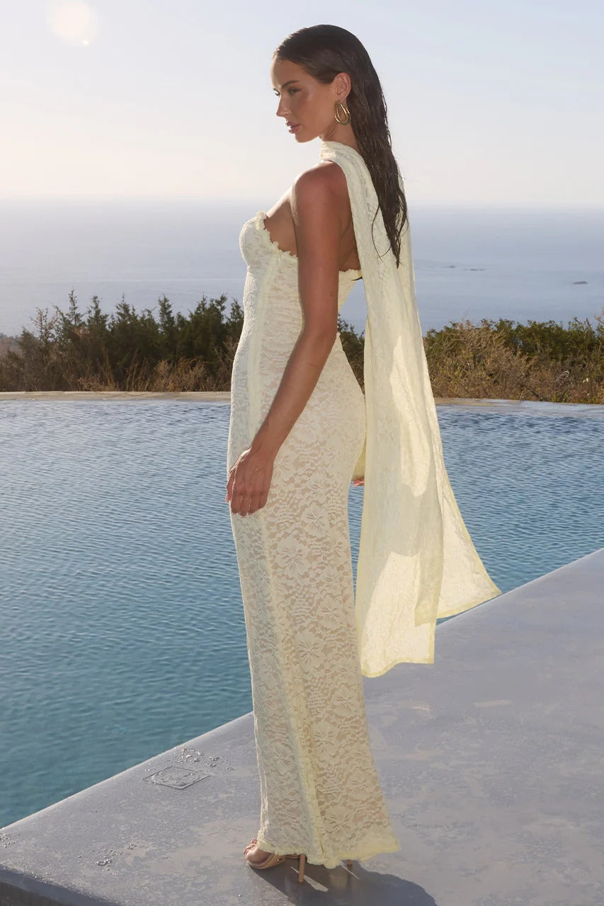 Amana Maxi Dress - Lemon