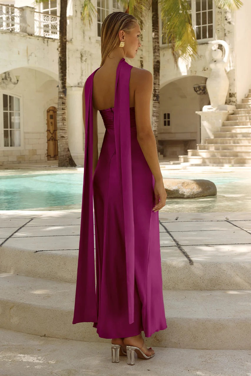 Elsa Maxi Dress - Plum | JAUS Elsa Maxi Dress - Plum | JAUS