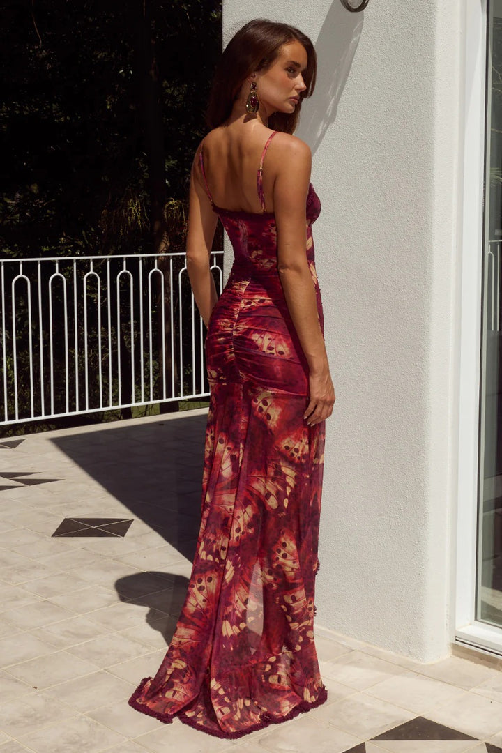 eliana maxi dress Kiata Maxi Dress - Eliana Red