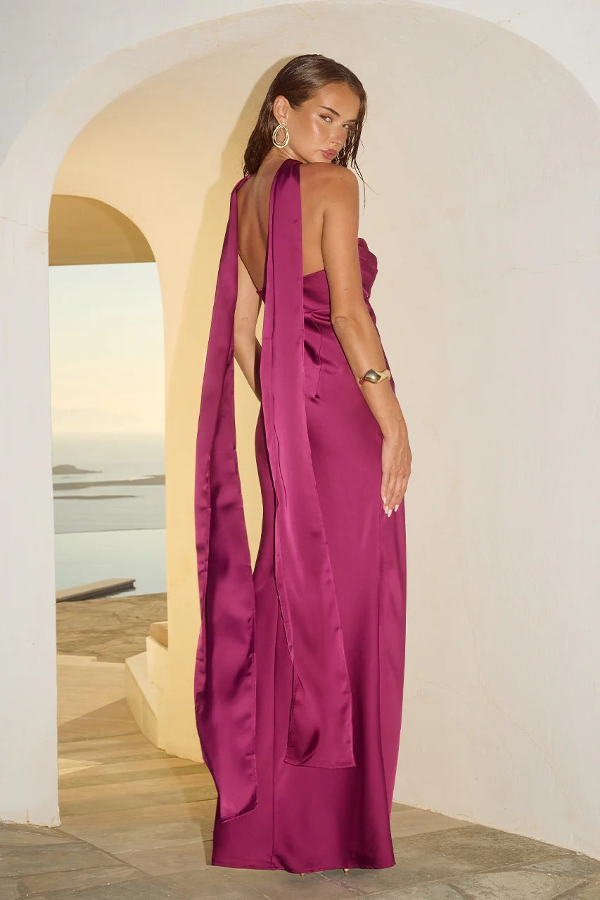 MADELEINE STRAPLESS MAXI DRESS
