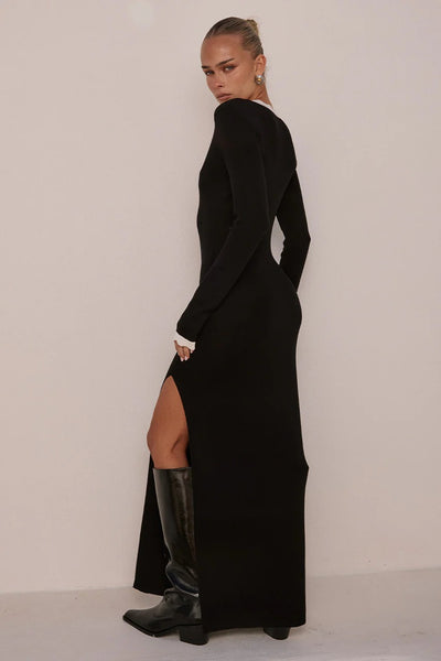 Milenia Midi Dress - Black