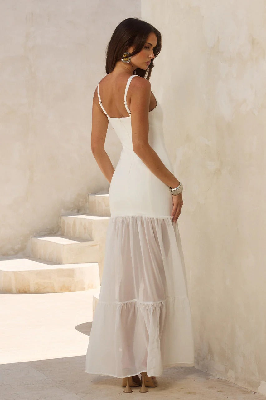 Tahlia Maxi Dress - White
