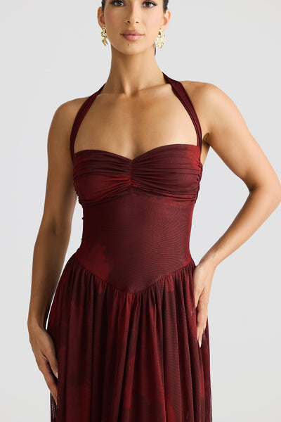 Flora Dress - Marble Print