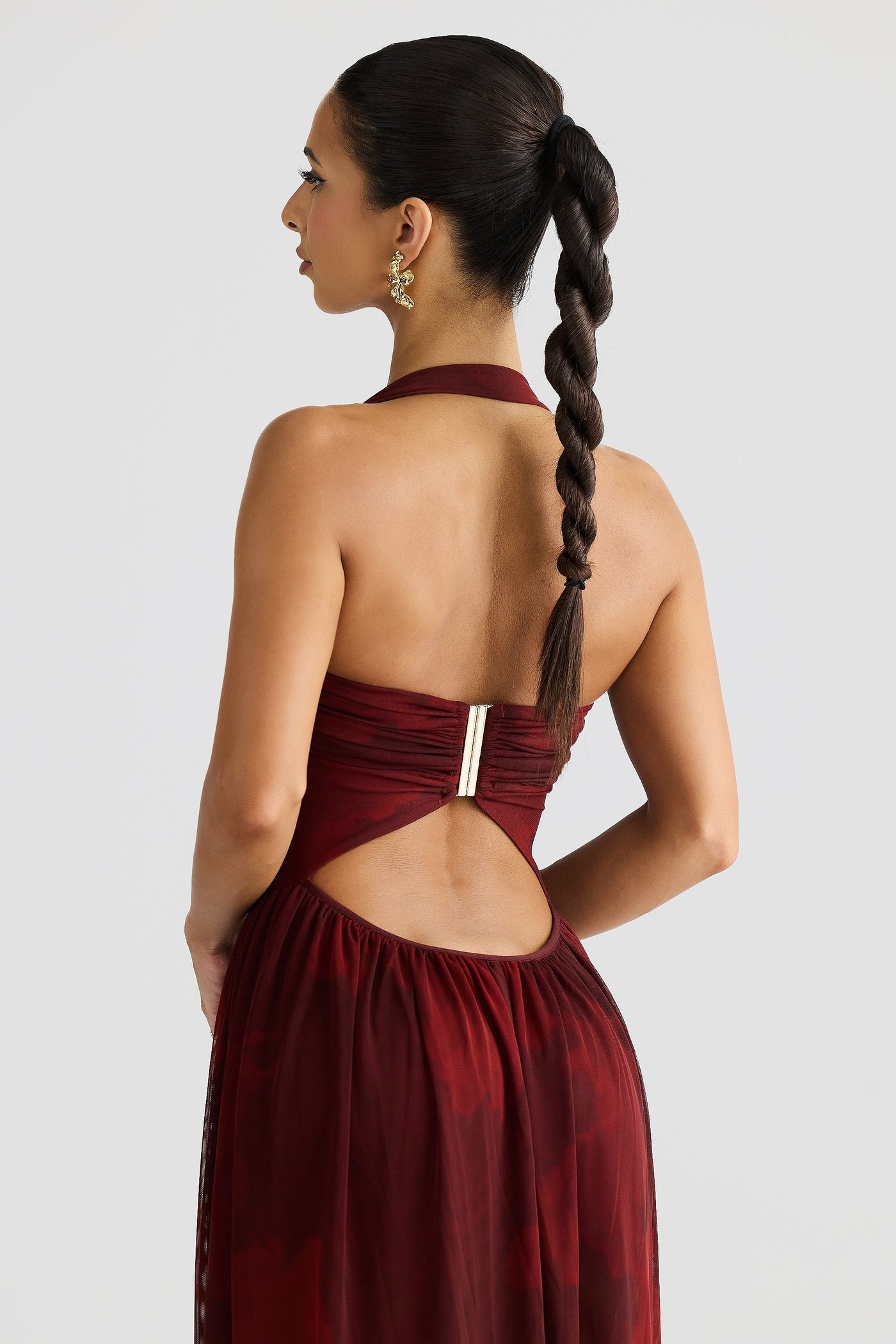 Flora Dress - Marble Print