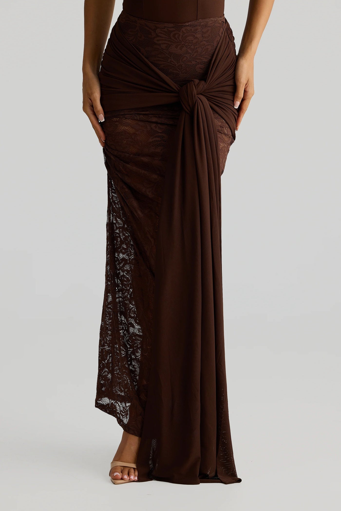 Celeste Skirt - Espresso Brown