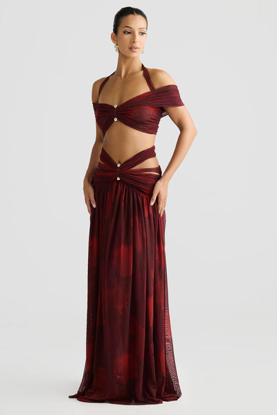 Martina Skirt - Marble Print