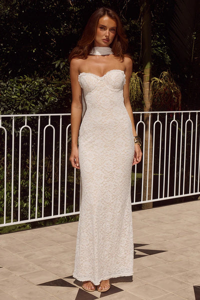 Amana Maxi Dress - White