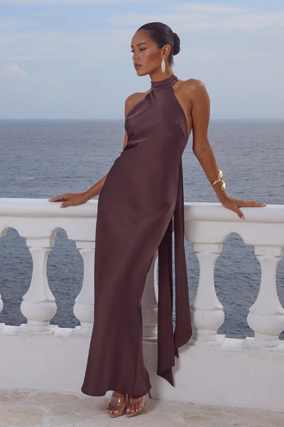 Arabelle Maxi Dress - Bitter Chocolate